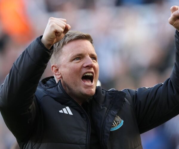 Highest-placed English supervisor yearly