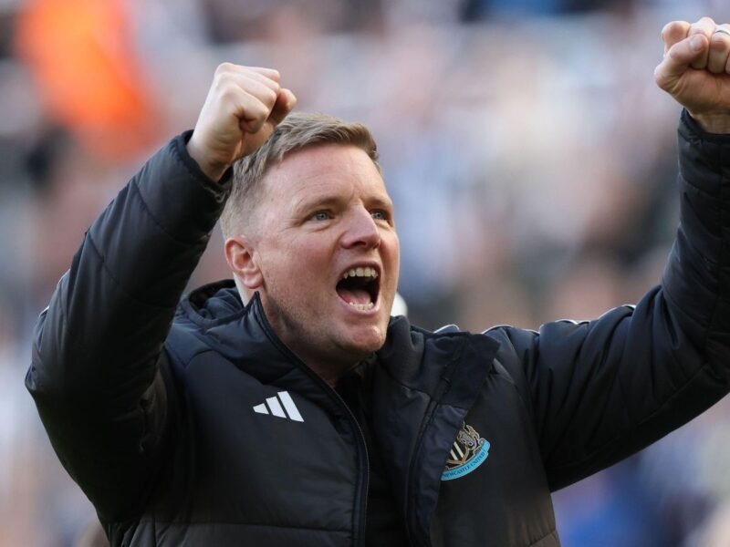 Highest-placed English supervisor yearly