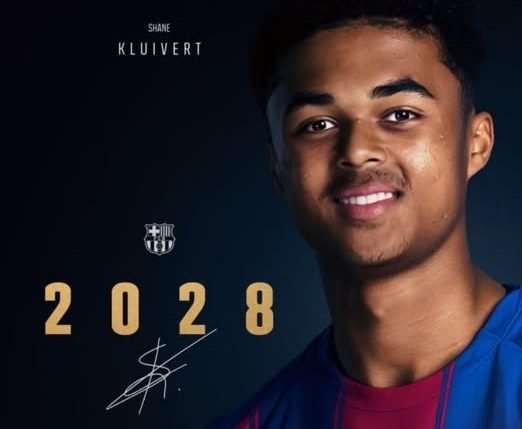 Barcelona Safe Shane Kluivert Extension Till 2028 – Softfootball