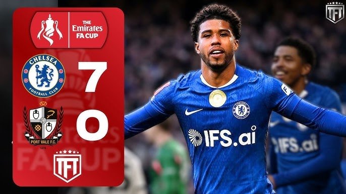 Chelsea Thrash Port Vale 7–0 as Enzo Watches from Bench – Softfootball