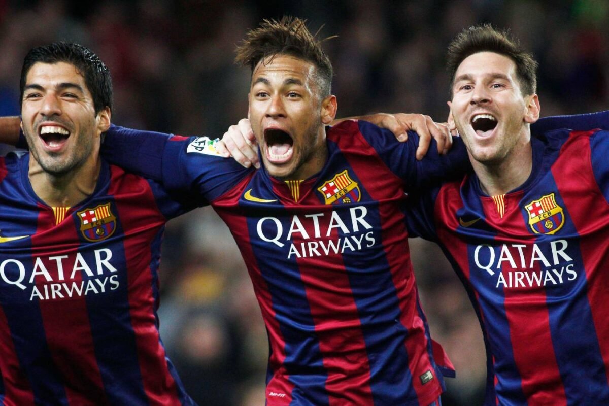 The story of Messi, Neymar, Suarez’s most iconic celebration photograph