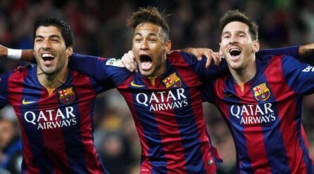 The story of Messi, Neymar, Suarez’s most iconic celebration photograph
