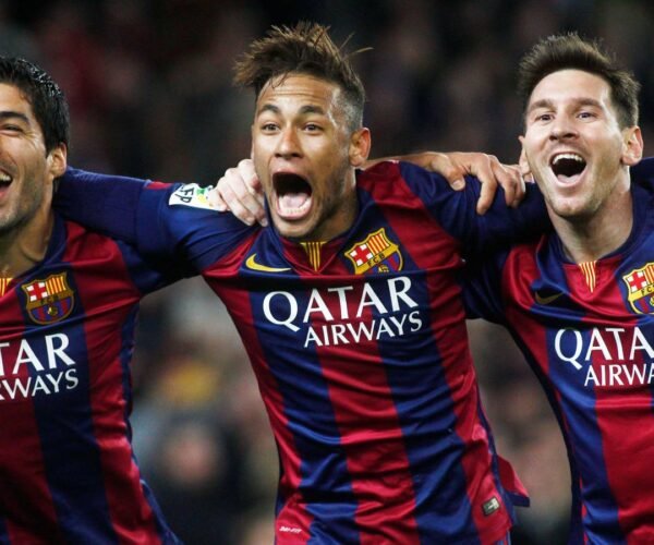 The story of Messi, Neymar, Suarez’s most iconic celebration photograph