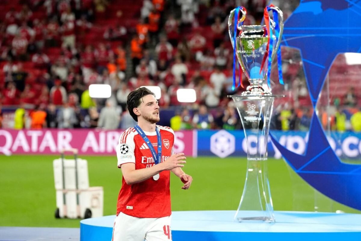 Declan Rice Says Arsenal’s Journey Is “Solely the Begin” After Champions League Ultimate Defeat – Softfootball