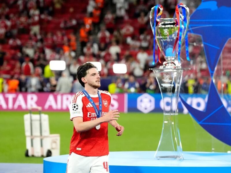 Declan Rice Says Arsenal’s Journey Is “Solely the Begin” After Champions League Ultimate Defeat – Softfootball