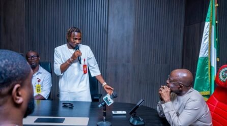 Samuel Chukwueze Visits Governor Alex Otti, Praises Progress in Abia After Mom’s Burial – Softfootball