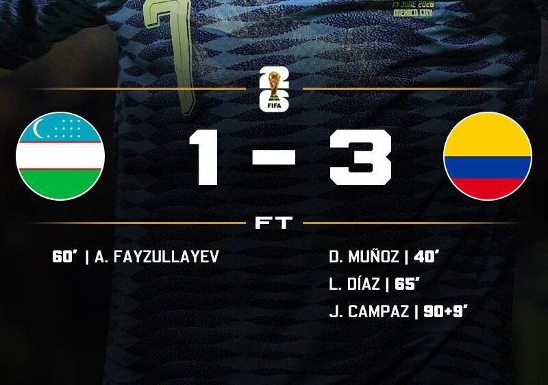 Colombia Open World Cup With 3-1 Win Over Uzbekistan – Softfootball