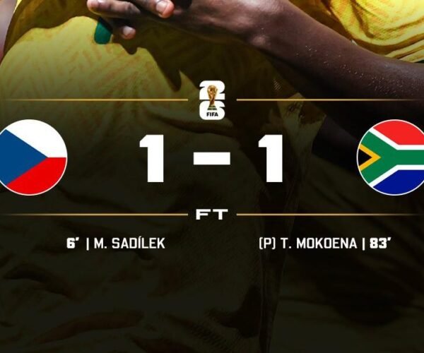 Czechia had been held to a 1-1 draw by South Africa of their 2026 FIFA World Cup Group A conflict – Softfootball
