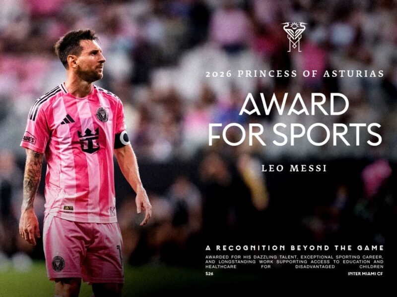 Lionel Messi Wins 2026 Princess of Asturias Award for Sports activities – Softfootball