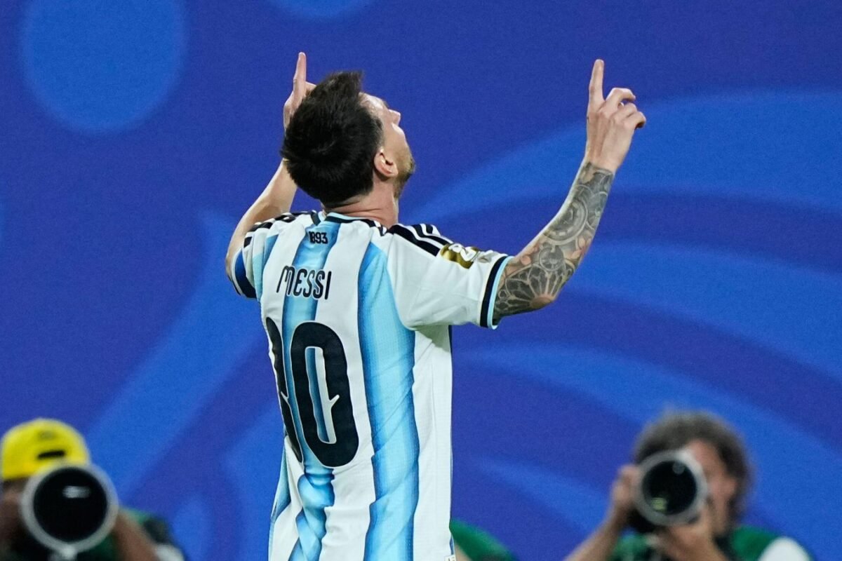 Signed Lionel Messi World Cup shirt listed from 99p in historic public sale