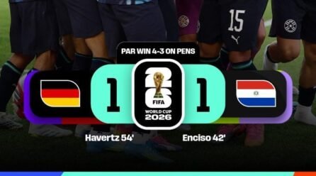 Paraguay Stun Germany on Penalties to Attain World Cup Final 16 – Softfootball