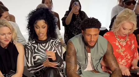 Maduka Okoye Noticed Sitting Beside Cardi B at Paris Vogue Week Haute Couture Present – Softfootball