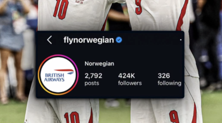 Norwegian Airways Change Instagram Profile Image After Dropping World Cup Guess to British Airways – Softfootball