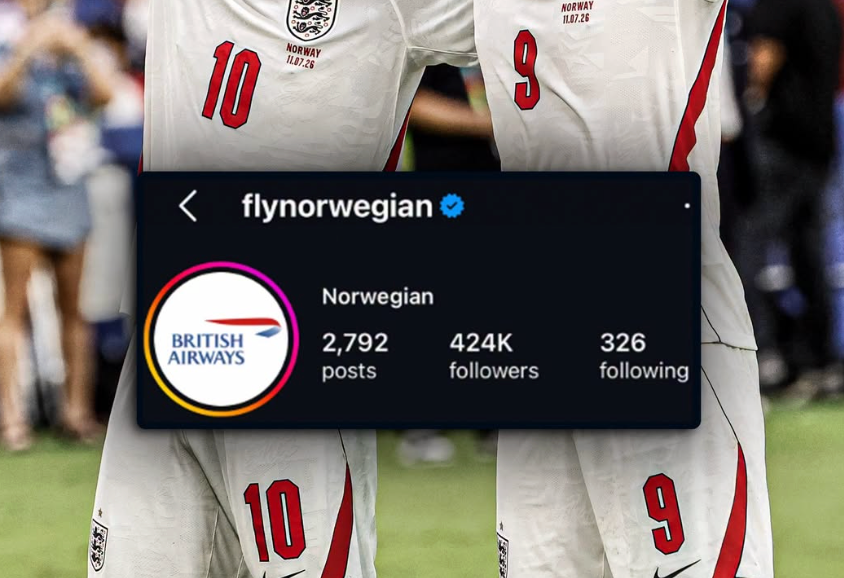 Norwegian Airways Change Instagram Profile Image After Dropping World Cup Guess to British Airways – Softfootball