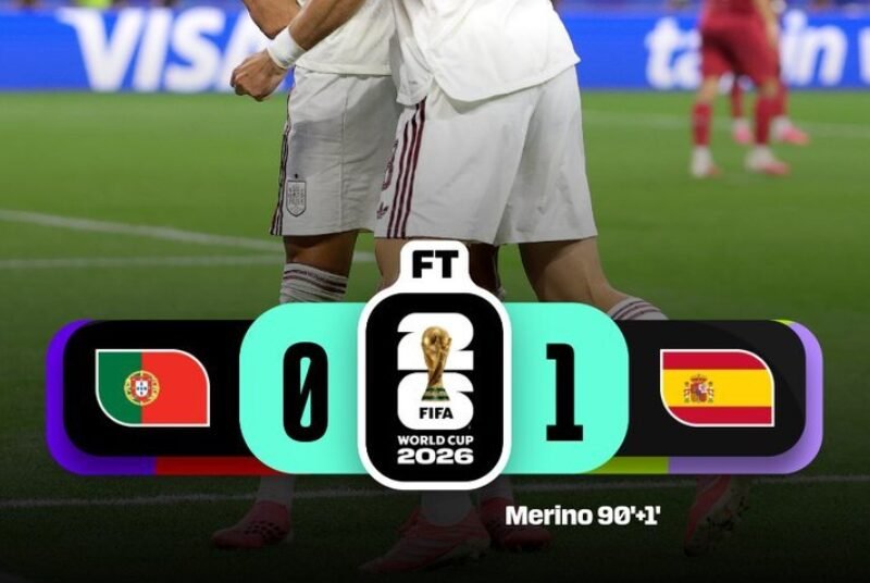 Spain defeat Portugal 1-0 to advance to the quarterfinals of the 2026 World Cup – Softfootball