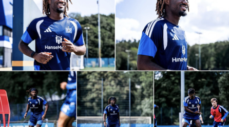Terem Moffi Takes Half in First Coaching Session at Hamburg After Finishing Switch – Softfootball