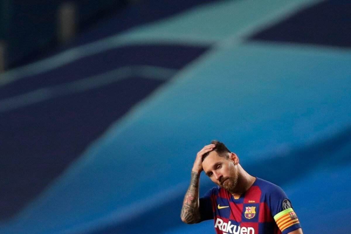 Are you able to title the Barcelona XI from their 8-2 defeat to Bayern Munich in 2020?