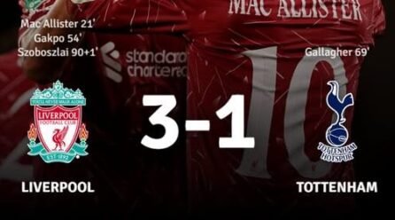 Liverpool Beat Tottenham 3-1 to Attain Carabao Cup Fourth Spherical