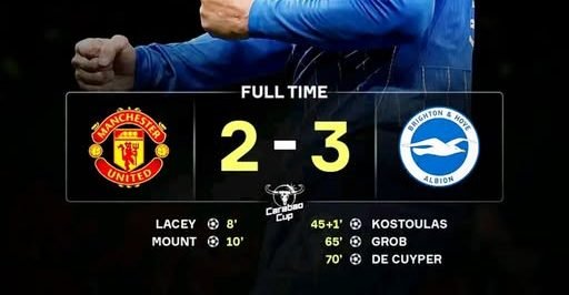 Manchester United Throw Away Two Purpose Lead as Brighton Full Comeback
