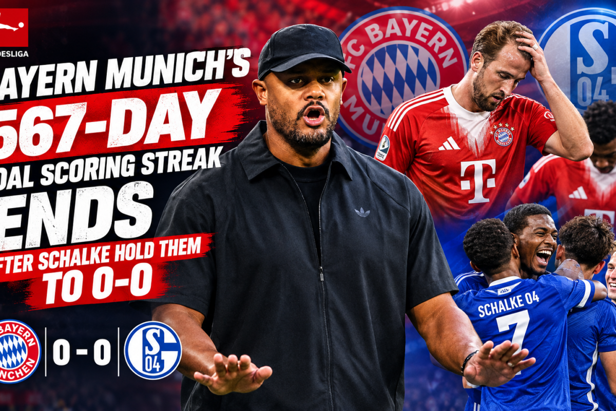 Bayern Munich’s 567‑Day Aim Scoring Streak Ends After Schalke Maintain Them to 0–0