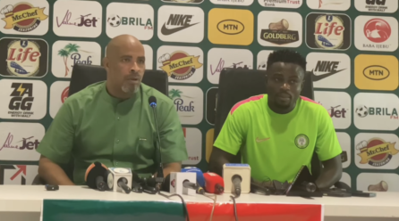Eric Chelle and Moses Simon After Nigeria’s 2–1 Comeback Win Over Madagascar