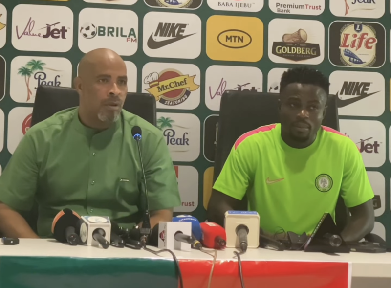 Eric Chelle and Moses Simon After Nigeria’s 2–1 Comeback Win Over Madagascar
