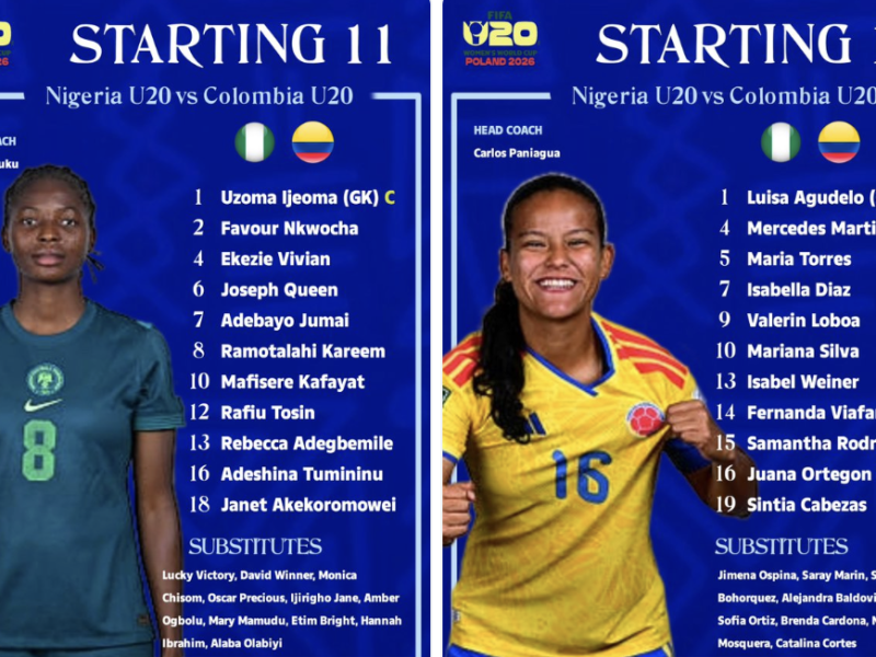 Falconets Announce Beginning XI for Colombia Quarter‑Closing Conflict