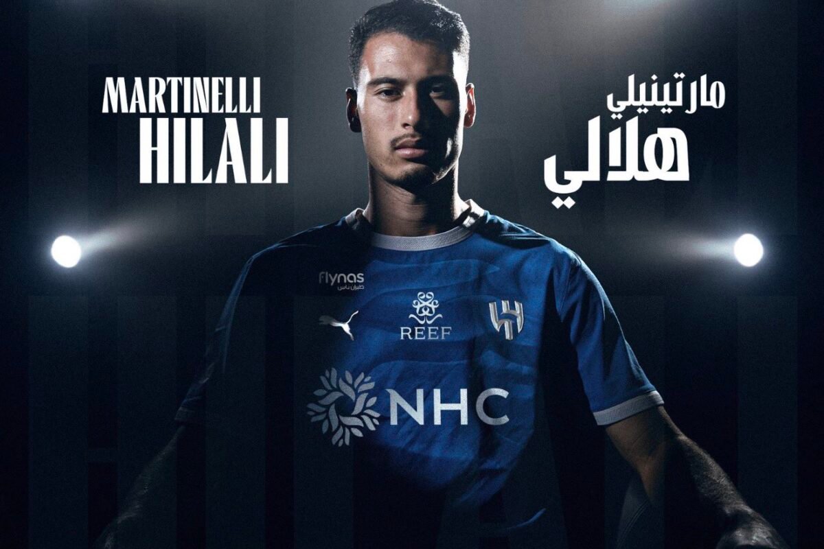 Gabriel Martinelli Completes Al Hilal Transfer in Arsenal Document Sale