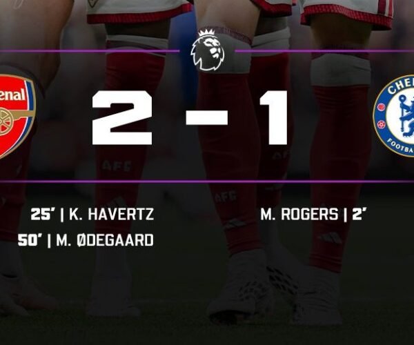 Arsenal 2-1 Chelsea: Odegaard Completes Comeback