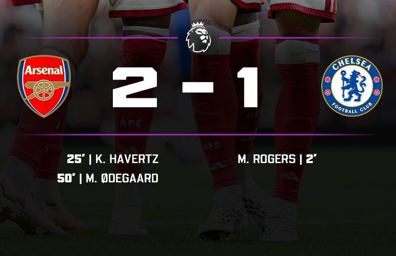 Arsenal 2-1 Chelsea: Odegaard Completes Comeback