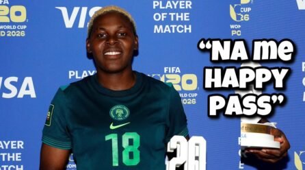 Janet Akekoromowei Reacts After Profitable Participant of the Match in Falconets’ 3–0 Victory Over England