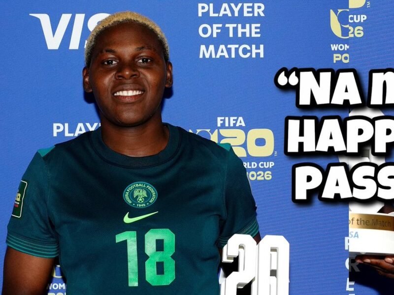 Janet Akekoromowei Reacts After Profitable Participant of the Match in Falconets’ 3–0 Victory Over England