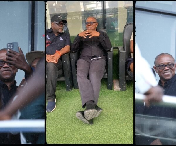 Peter Obi Attends Ikorodu Metropolis’s 2–0 Victory Over Rangers
