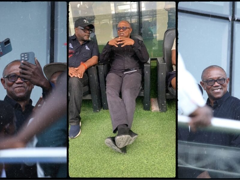 Peter Obi Attends Ikorodu Metropolis’s 2–0 Victory Over Rangers