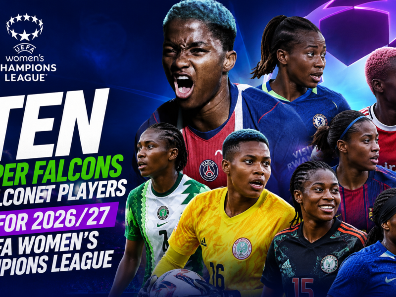 Ten Tremendous Falcons & Falconet Gamers Set for 2026/27 UEFA Girls’s Champions League