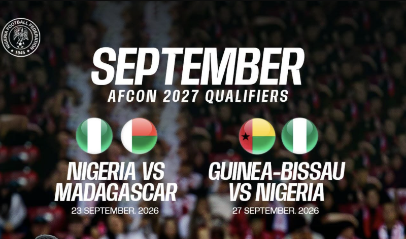 Tremendous Eagles Start AFCON 2027 Qualifiers This Month After NFF Management Resignation
