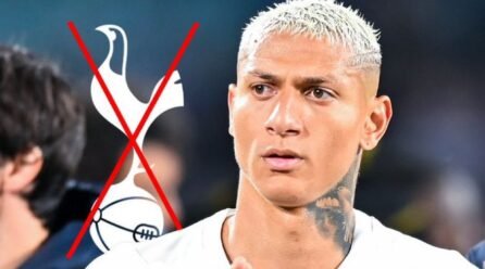 Richarlison not noted of Tottenham’s Premier League squad after failed Everton return