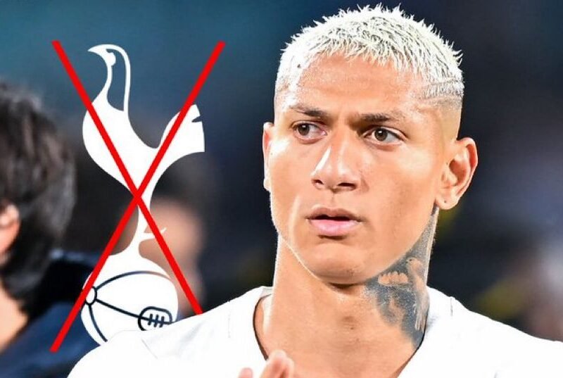 Richarlison not noted of Tottenham’s Premier League squad after failed Everton return