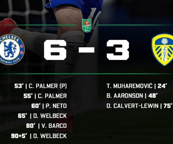 Chelsea staged a outstanding comeback from to beat Leeds United 6-3 within the Carabao Cup