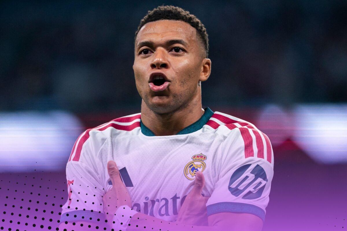 Kylian Mbappe scores two as Golden Boot race with Raphinha continues