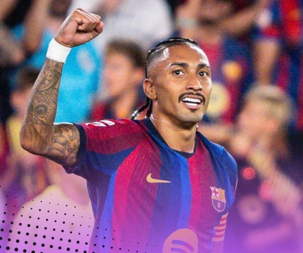 Raphinha equals unbelievable Messi goalscoring document for Barcelona