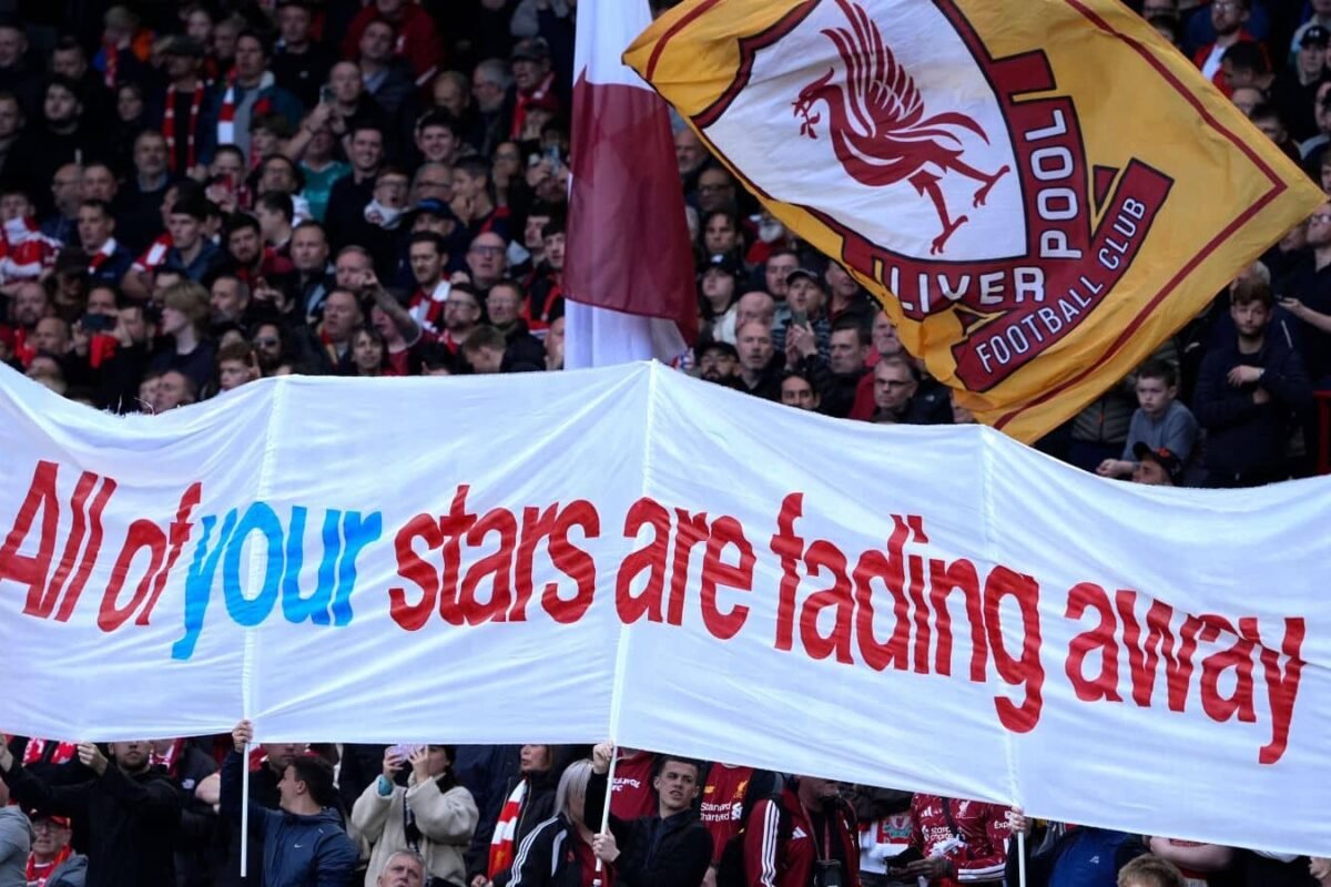 The perfect anti-Man Metropolis banners Liverpool followers unfurled at Anfield