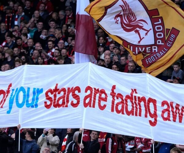 The perfect anti-Man Metropolis banners Liverpool followers unfurled at Anfield