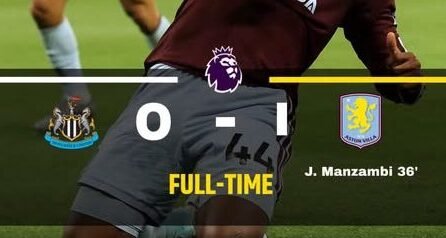 Aston Villa Edge Newcastle 1-0 as Manzambi Delivers Decisive Blow