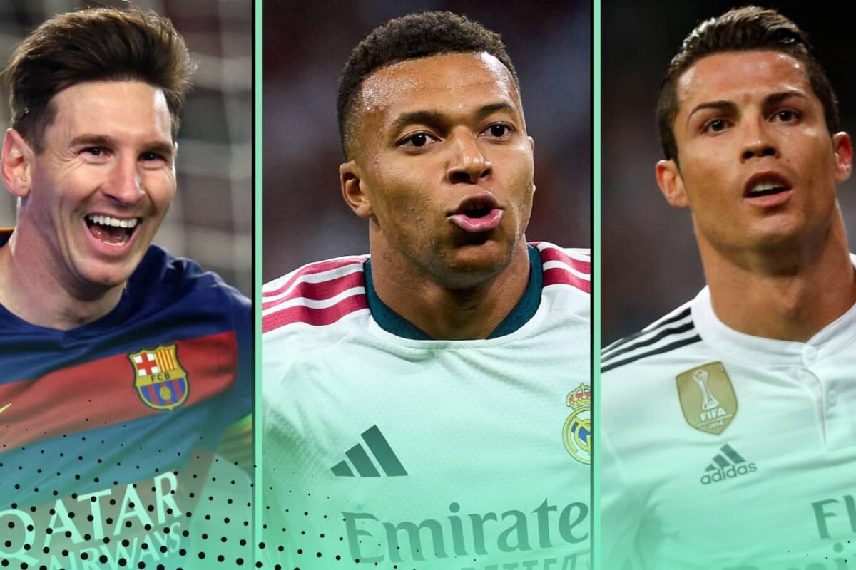 Most objectives in first 100 Champions League appearances: Mbappe, Messi, Ronaldo…
