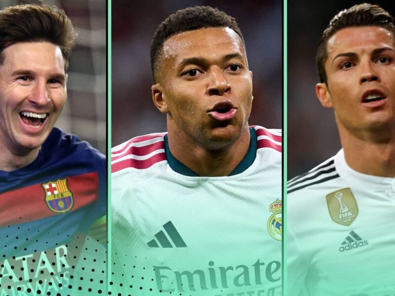 Most objectives in first 100 Champions League appearances: Mbappe, Messi, Ronaldo…